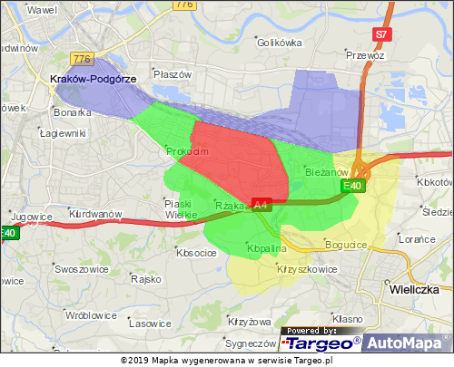 Mapa Polski Targeo